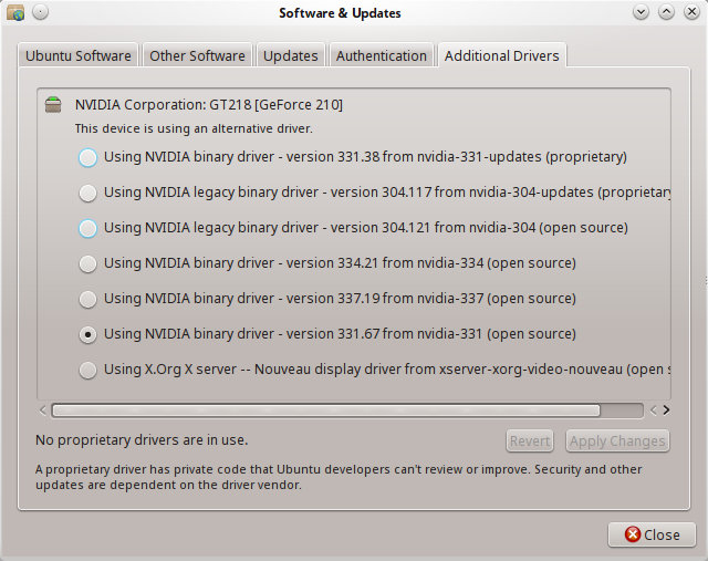 ubuntu 14.04 open driver intel gma 950